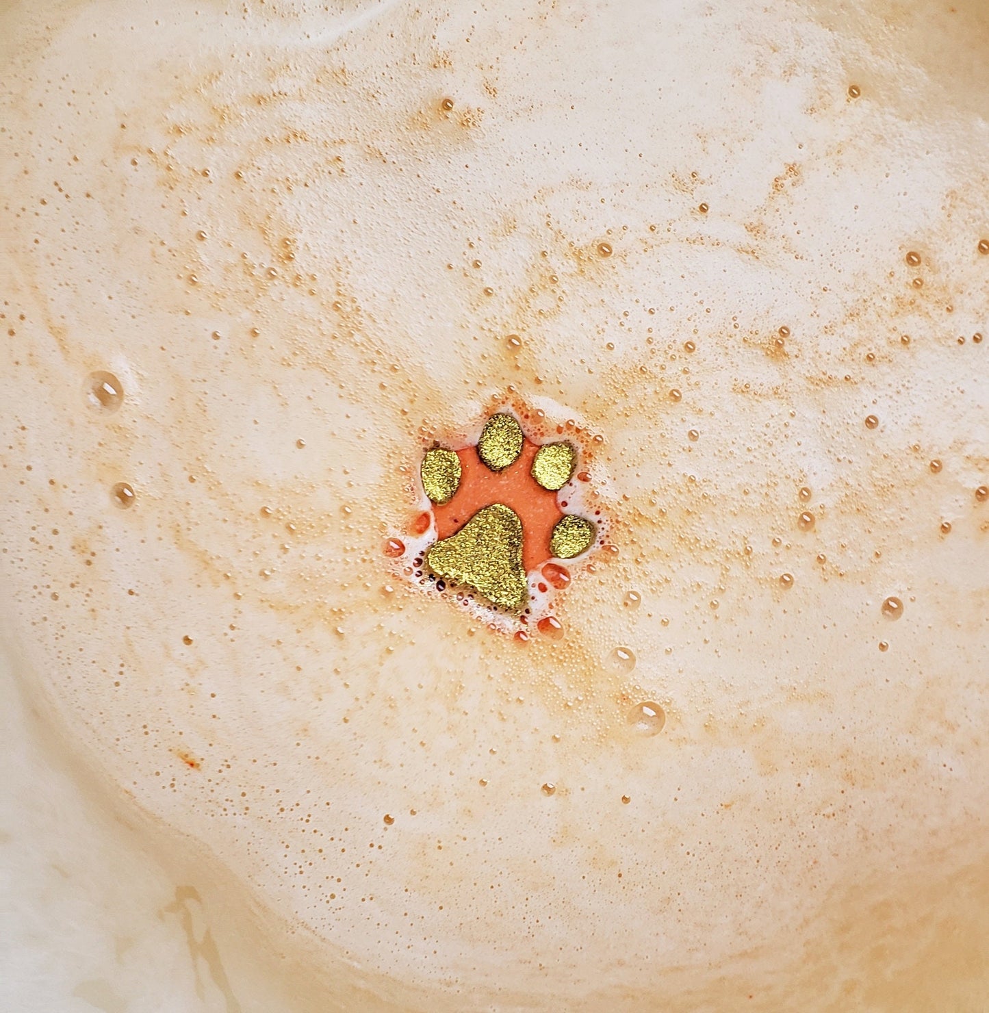 Puppy Toy Inside Paw Shape Bath Bomb | Childrens Bath Bombs for Kids