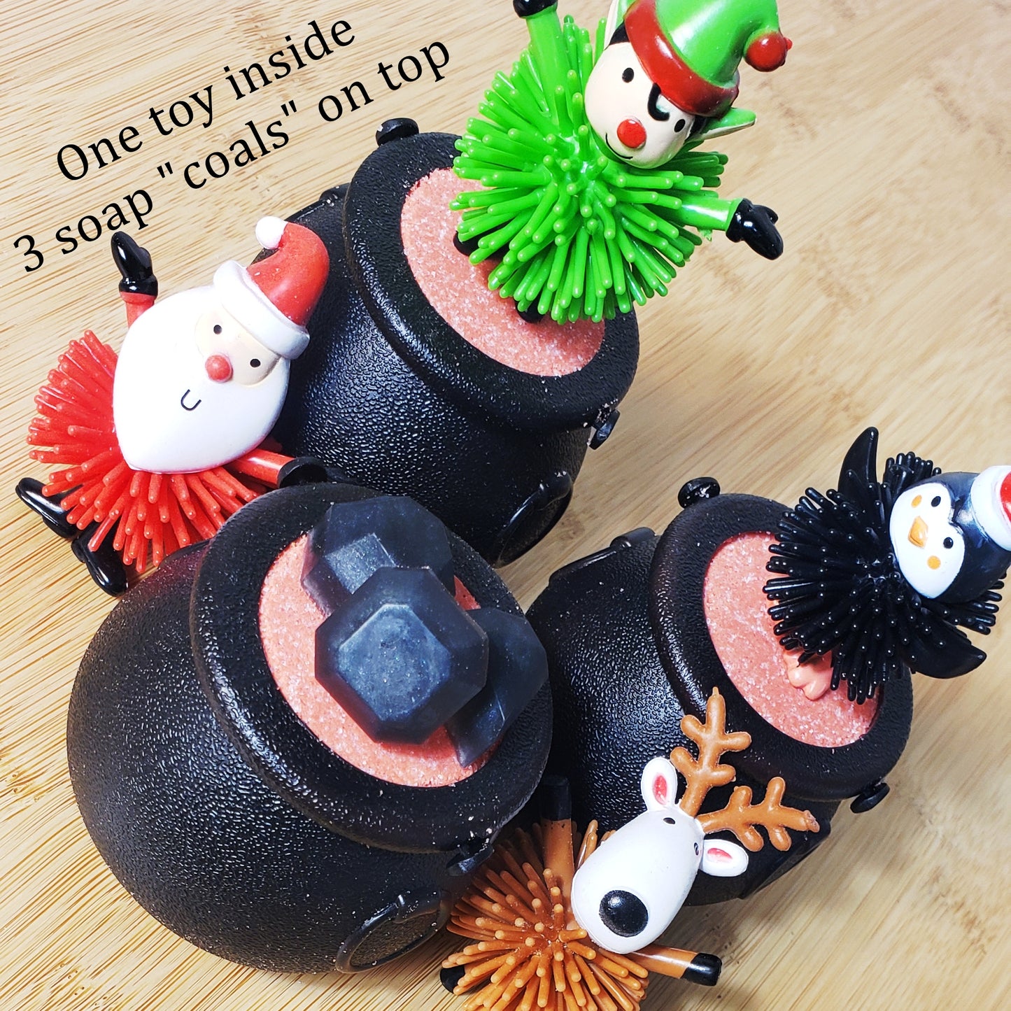 Christmas Bath Bombs with Surprise Toys  Inside | Gifts | Stocking Stuffers | For Kids and Adults | Xmas