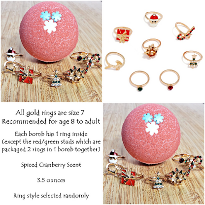 Christmas Bath Bombs with Surprise Toys  Inside | Gifts | Stocking Stuffers | For Kids and Adults | Xmas