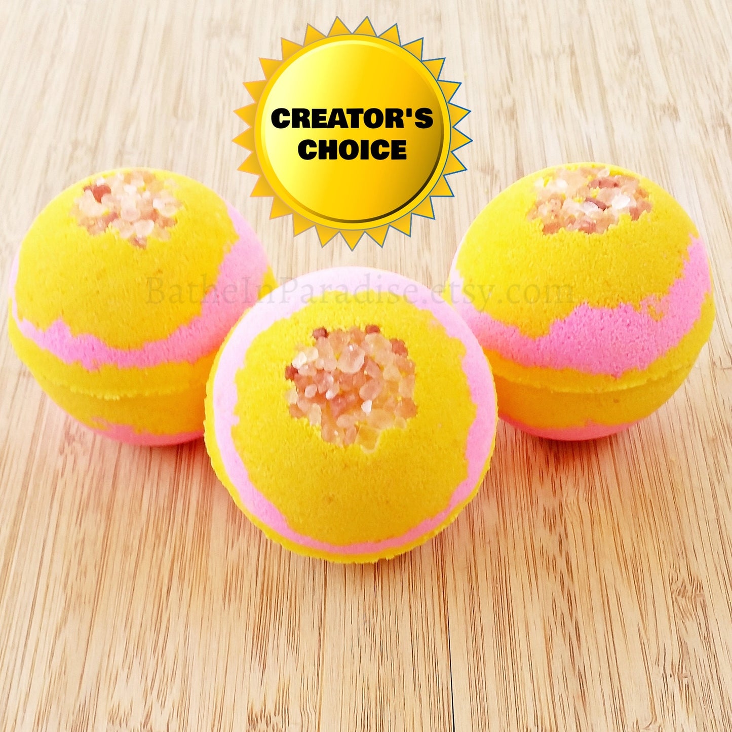 Pink Grapefruit Bath Bomb Fizzy (1) | Fruity Bath Bomb | Fresh Crisp Scent