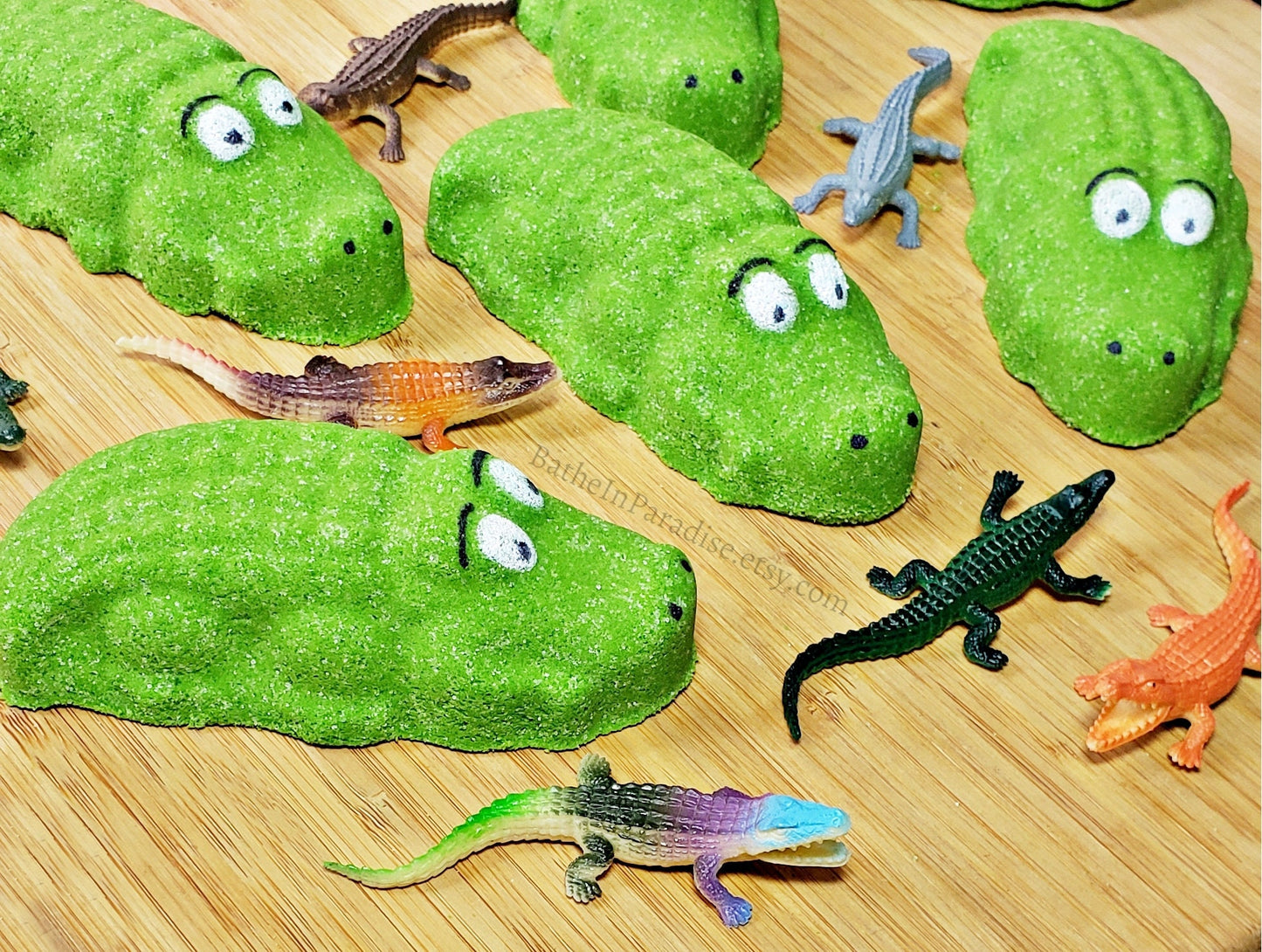 Gator Toy Bath Bomb (1) with Surprise Toy Inside | Crocodile Alligator | Bath Bombs for Kids Children