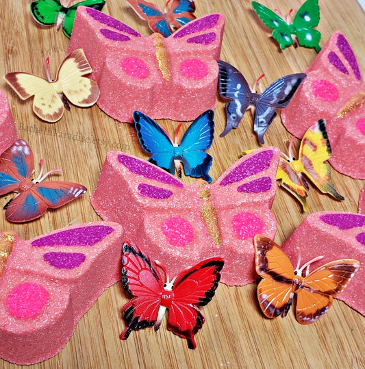Butterfly Bath Bomb (1) with Surprise Toy Inside | Bath Bombs for Kids