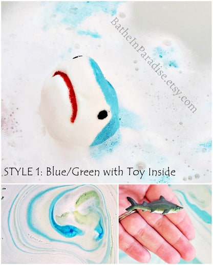 Shark Bath Bomb (1) | Jaws Attack | Surprise Toy Inside Optional | Shark Week