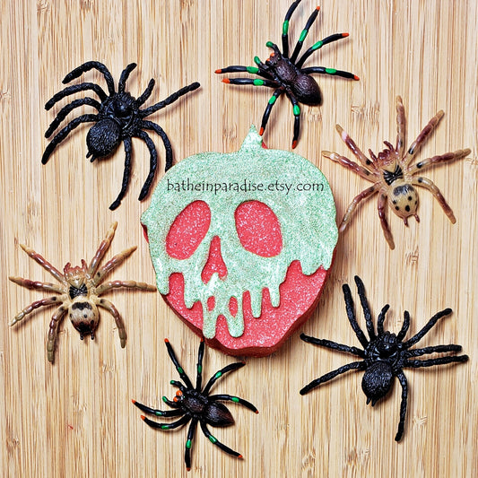 Optional Spider Toy Inside | Poison Apple Bath Bomb (1)
