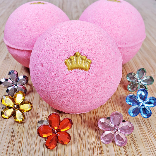 Flower Ring Bath Bomb | Childrens Toy Jewelry | Bath Bombs for Kids | Birthday Gifts