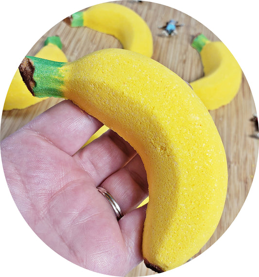 Monkey Toy Banana Bath Bomb | Children Bath Bomb with Kid Toy Inside