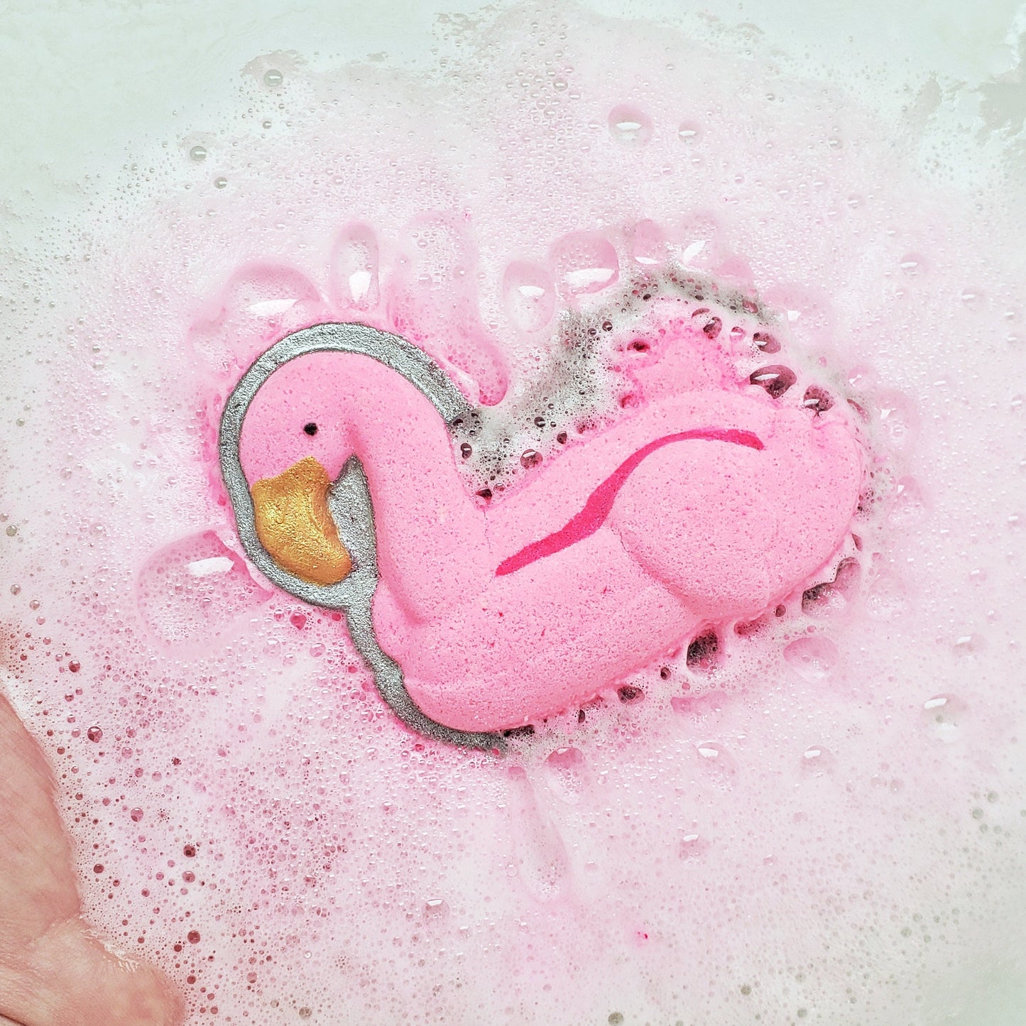 Flamingo Bath Bomb (1) With Surprise Toy Inside