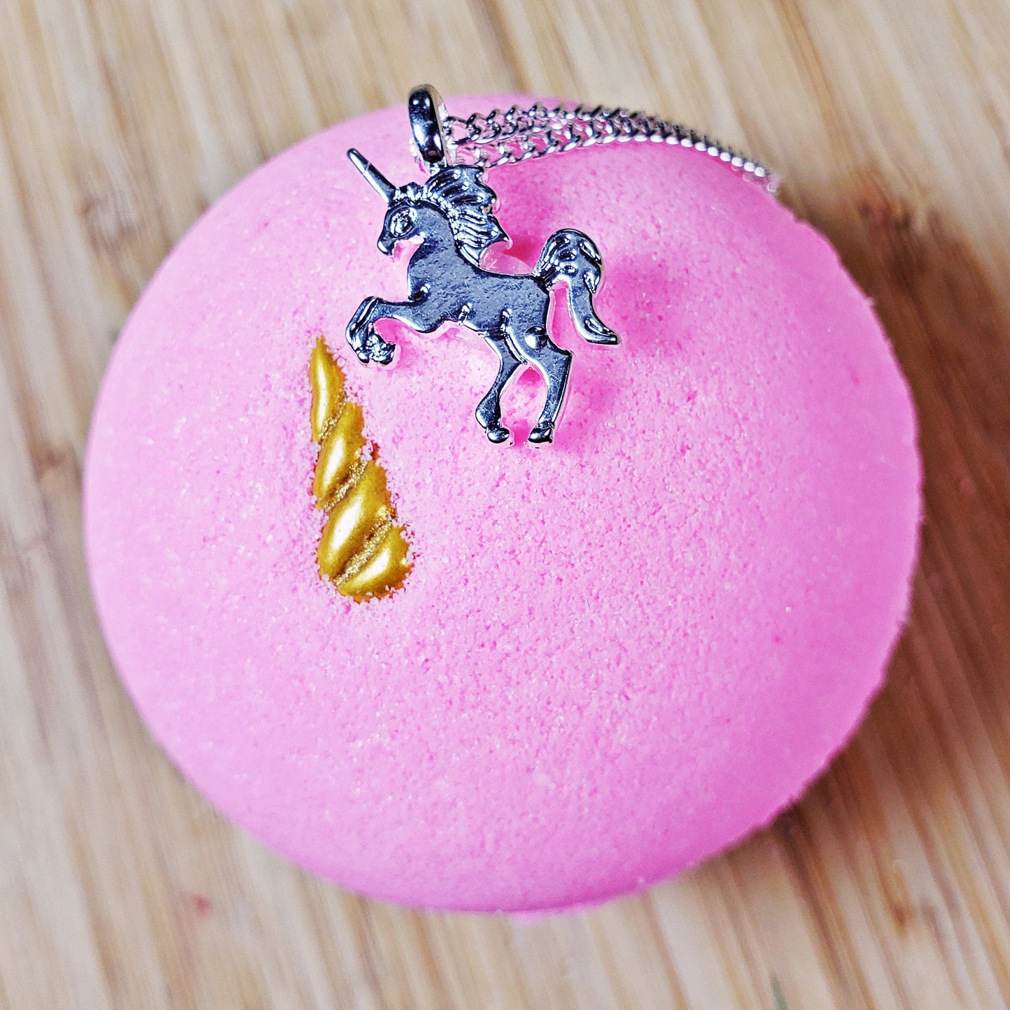 NEW! Unicorn Necklace Bath Bomb (1) | Childrens Toy Jewelry | Bath Bombs for Kids | Birthday Gifts