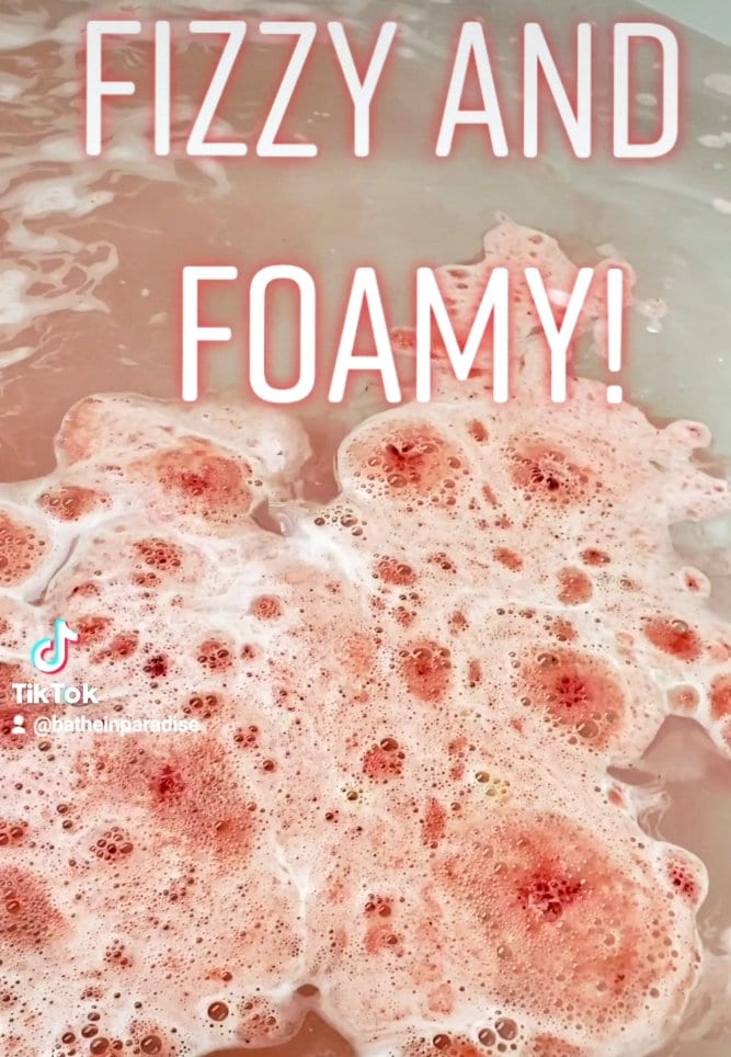 Set of 3 Love Potion Bath Tubes | Fizzy Foam Powder Inside